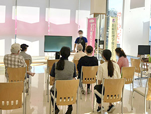 長崎県理学療法士協会の口座の様子